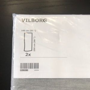 IKEA Gray Blackout Curtains
